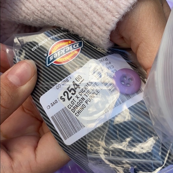 CLOT x Dickies DRAGON TIE DYE CHINO (PURPLE) - Picture 7 of 7